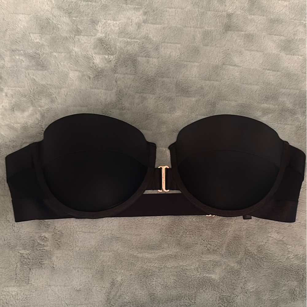 Honey Birdette Black T-Bar Bra Intimates